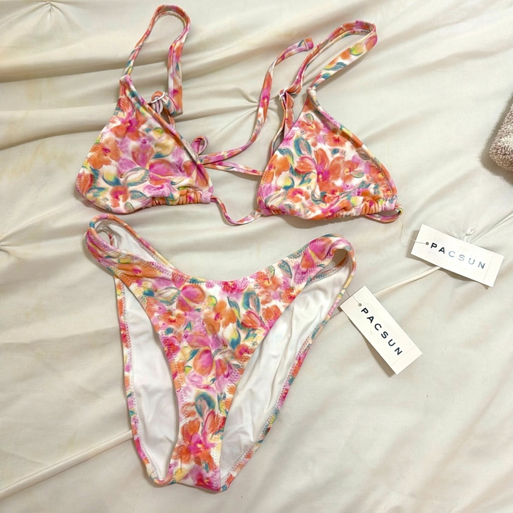 floral pacsun bikini
